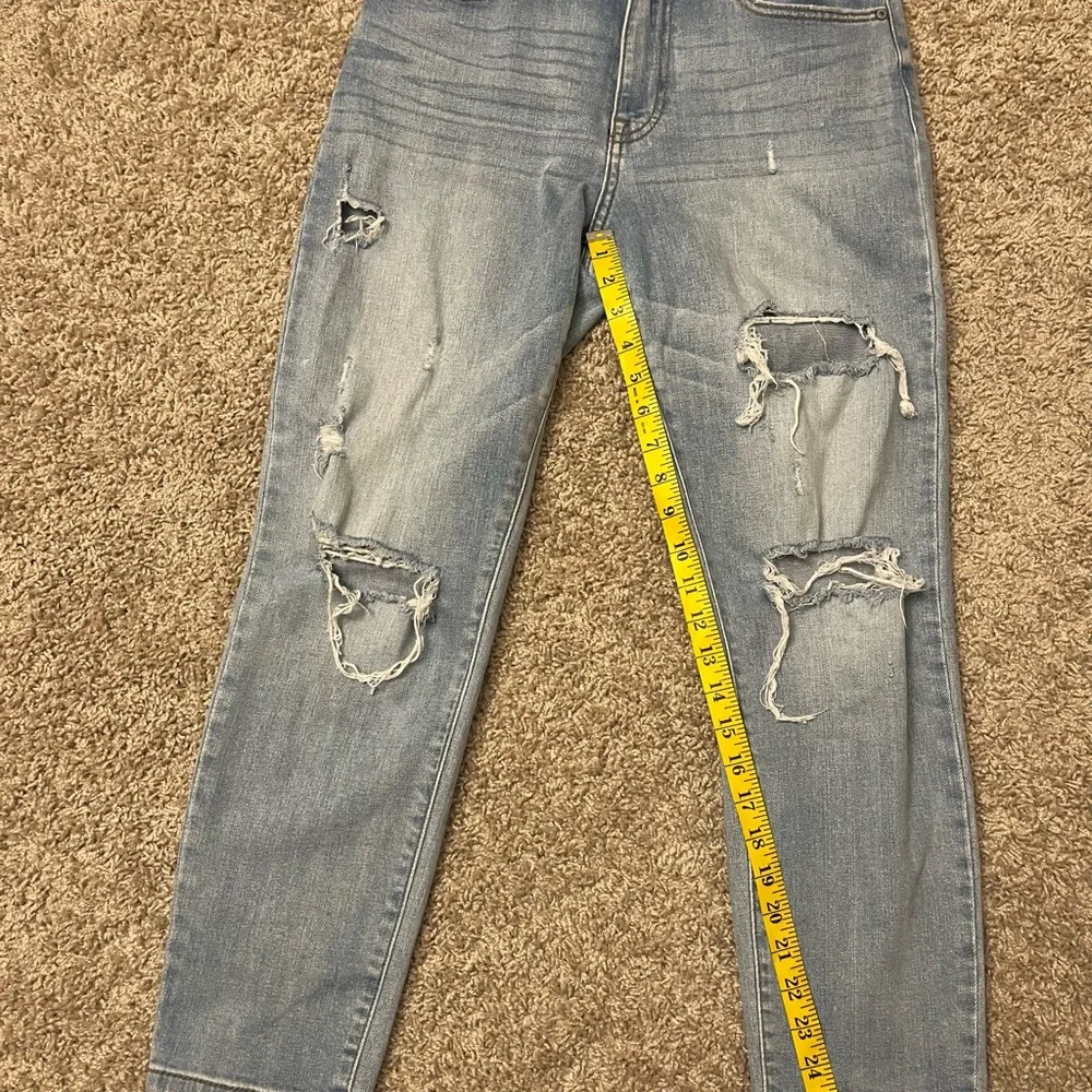 Euina High Waisted Distressed Jeans - Picture 6 of 6